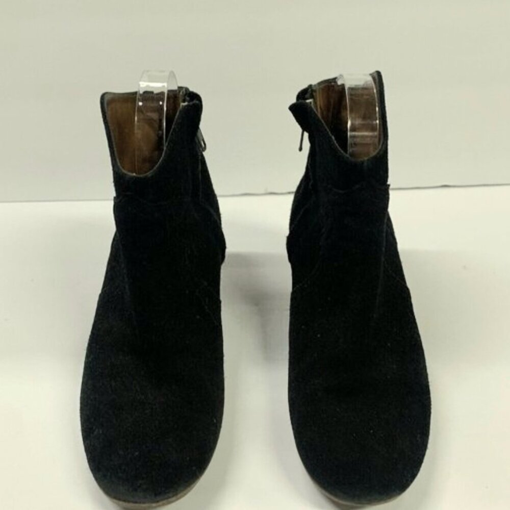 ISABEL MARANT Étoile Suede Dicker Ankle Boots Black Size 37 US 7 - Picture 3 of 9